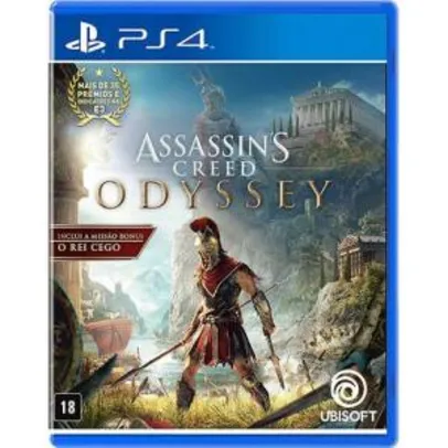 (APP/RETIRAR NA LOJA) Game - Assassins Creed Odyssey Br Ed. Limitada - PS4 R$44