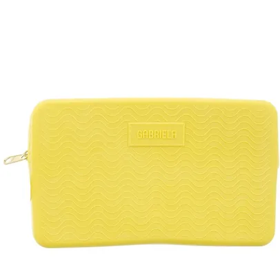 Necessaire Gabriela Texturizada Amarelo