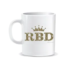 Caneca RBD - RBD GOLD LOGO - Branca