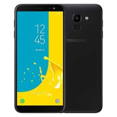 Telefone Celular J600 Galaxy J6, Samsung, SM-J600G/DS, 32 GB, 5.6" Preto R$849