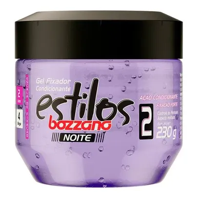 Gel Condicionador Fixador Bozzano Estilos Fator 2 Noite 230g | R$2,85