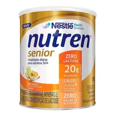 Suplemento Alimentar Nutren Senior Zero Lactose Sem Sabor 740g