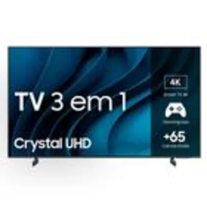 Smart TV Samsung 43  Crystal UHD 4K 43CU8000 2023 Design AirSlim Painel Dynamic Crystal Color Tela