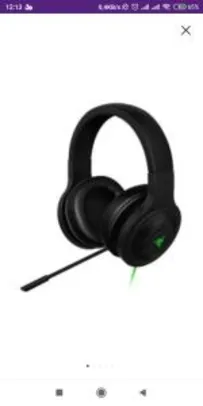 Headset Gamer Razer Kraken Essential com Microfone - P2 | R$190