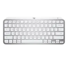 (AME R$375 / SC R$262) Teclado Sem Fio Logitech Mx Keys Mini - Cinza Claro