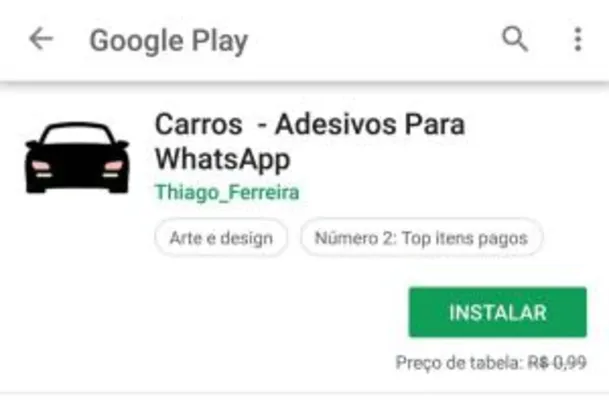 Carros - Adesivos Para WhatsApp