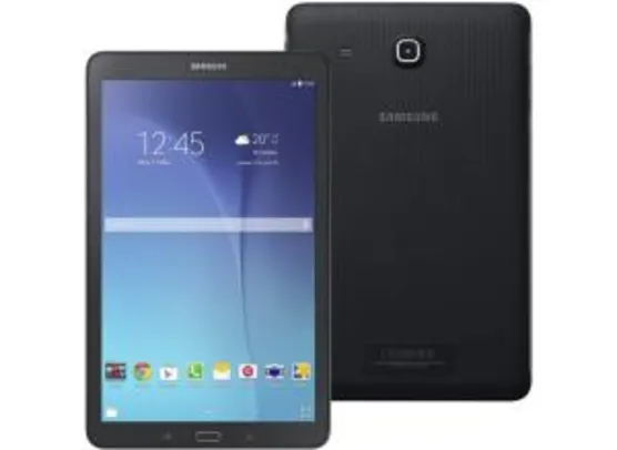 Tablet Samsung Galaxy Tab E T561M 8GB Wi-Fi 3G Tela 9.6" Android 4.4 Quad-Core - Preto