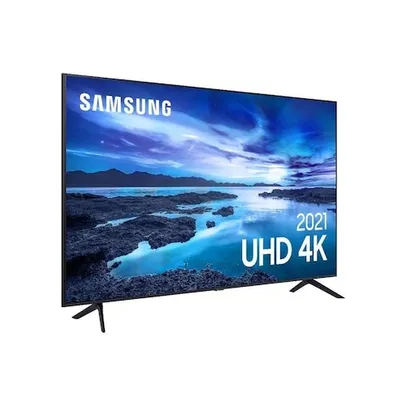 Smart TV 43” UHD Crystal 4K Samsung 43AU7700 Wi-Fi Bluetooth HDR Alexa Built in 3 HDMI 1 USB