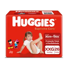 Fralda Huggies Supreme Care xxg - 26 Fraldas