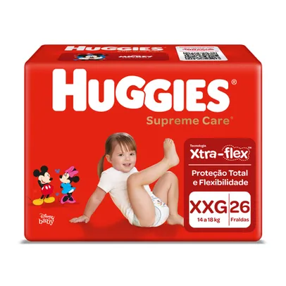 Fralda Huggies Supreme Care xxg - 26 Fraldas