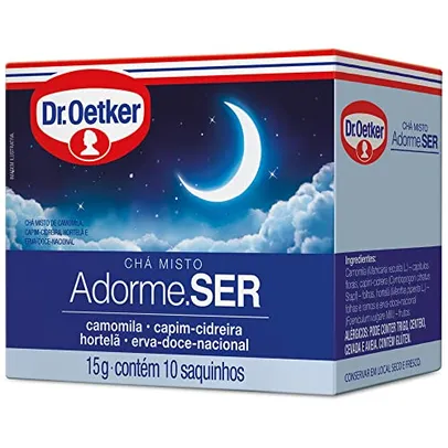 [Super] Kit com 10 sachês - Chá de Camomila, Cidreira, Hortelã e Erva Doce - Dr.Oetker