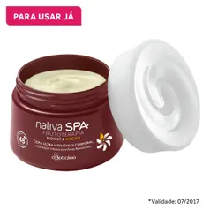 Cera Ultra Hidratante Monoï e Argan p/ áreas ressecadas, 100g - R$21