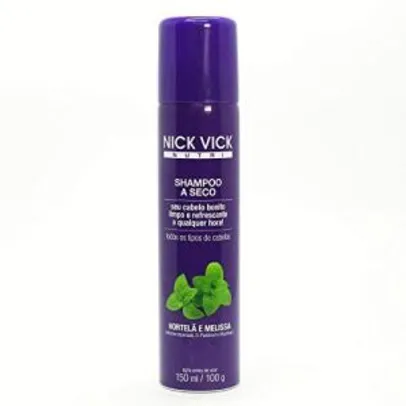 Nutri Shampoo a Seco, Nick & Vick, Lilás, 150 ml | R$26