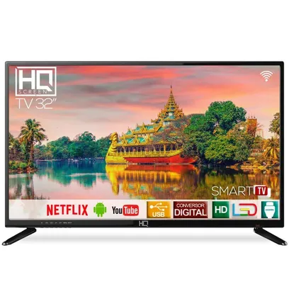 Foto do produto Smart Tv Led 32" Hq HQTVS32 Hd Wi Fi 3 HDMI