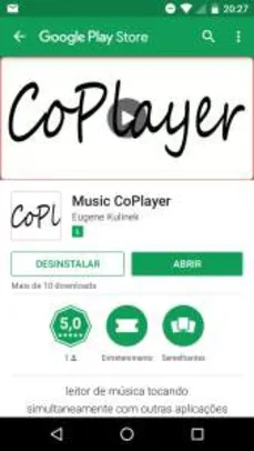 Grátis: Music CoPlayer | Pelando