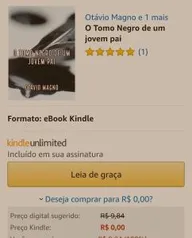 eBook Grátis:O Tomo Negro de Um Jovem Pai