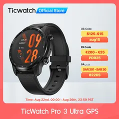 Ticwatch Pro 3 Ultra Gps Wear Os Smartwatch Qualcomm 4100