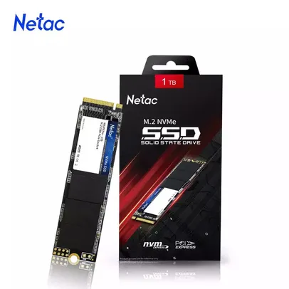 SSD Netac NVME 1tb 2400Mb/s 1800Mb/s | R$487