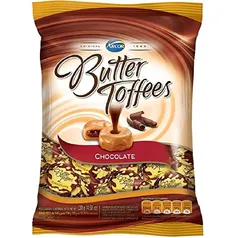 Bala Butter Toffees Chocolate 500g 1 Pacote Arcor