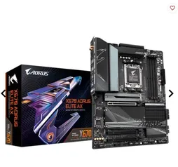 Placa Mae Gigabyte X670 Aorus Elite AX, DDR5, Socket AM5, ATX, Chipset AMD X670, X670-AORUS-ELITEAX