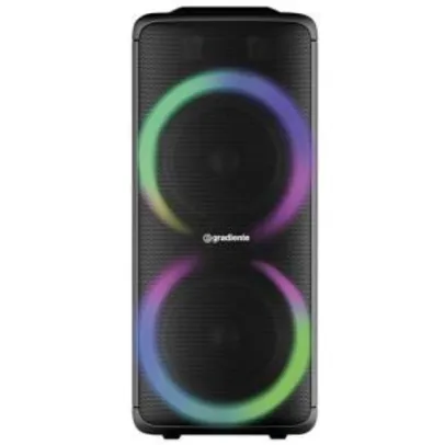 Caixa Amplificada Gradiente Extreme Colors Drum Bass GCA203 Bluetooth, Rádio FM, USB - 1000W - R$1364