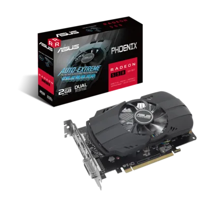 Placa de Vídeo Asus Radeon RX 550 Phoenix, 2GB, GDDR5, 64Bits, 90YV0AG9-M0NA00