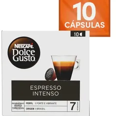 [RECORRENCIA + leve e pague] Nescafe Dolce Gusto, Espresso Intenso, 10 Cápsulas