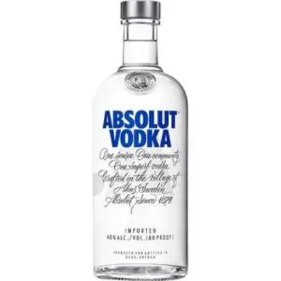 [App] Vodka Absolut Original - 750ml - R$48