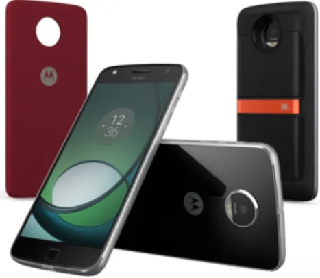 Smartphone Motorola Moto Z Play Sound Ed Preto Tela 5.5" Android™6.0.1 Marshmallow Câm 16Mp 32Gb