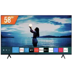 Smart TV LED 58" Ultra HD 4K Samsung 58TU7020 Crystal | R$2540