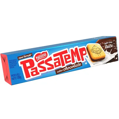 [Recorrência] Biscoito Recheado, Chocolate, Passatempo, 130g | R$ 1,61