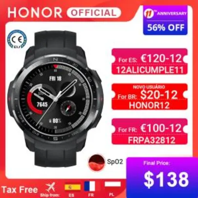 Smartwatch Honor Watch GS Pro | R$884