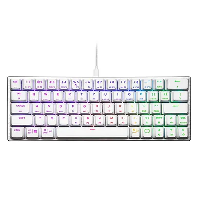 Teclado Mecânico CoolerMaster SK620, RGB, Switch Low Profile Red, US