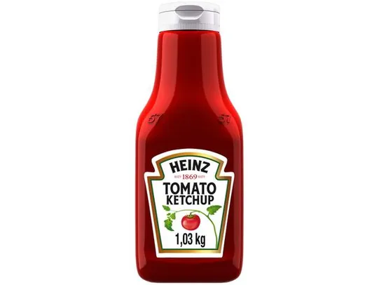 [C. Ouro] Ketchup Tradicional Heinz 1,033kg | R$3,79