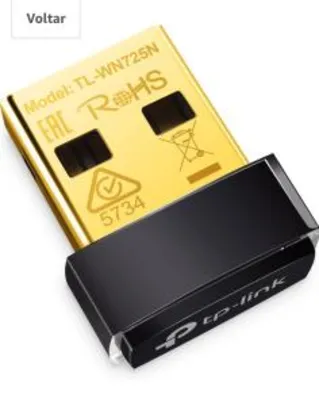 Adaptador USB Wireless TP-LINK TL-WN725N 150 MBPS Nano