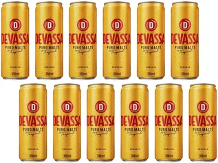 12 Cervejas Devassa 350 mL | R$ 1,35 Und.