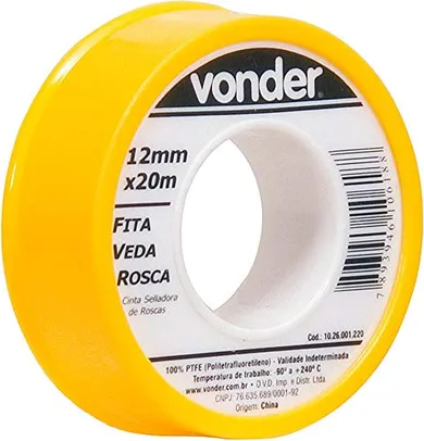 [3,01 +por-] Fita Veda Rosca 12 x 20 M, Vonder VDO2178