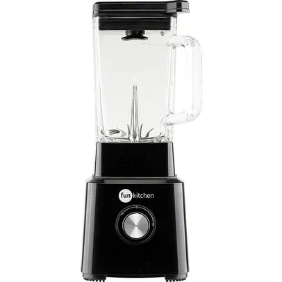 [AME SC 37,79] Liquidificador à Vácuo Fun Kitchen VB08A-P 1,6L 2 + Pulsar Preto - 600W