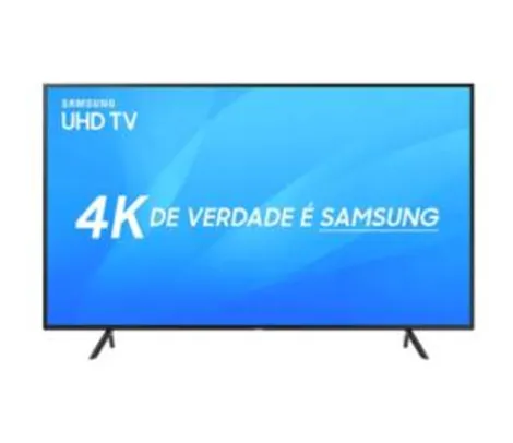 (R$2069 com AME) Smart TV LED 55" UHD 4K Samsung 55NU7100 3 HDMI 2 USB Wi-Fi | R$2368