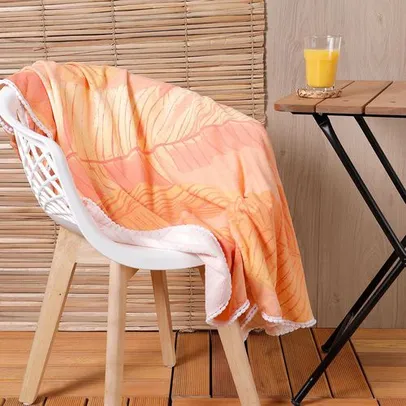 [AME R$41,89] Canga Toalha Redonda 155cm Brisa, Casa e Conforto - Coleção Tarde de Verão