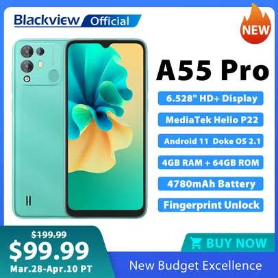 Blackview a55 pro smartphone android 11 64GB