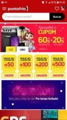 Até R$ 500 OFF no Ponto Frio