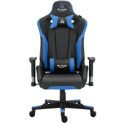 Cadeira Gamer Alpha Gamer Zeta Black Blue - AGZETA-BK-BL | R$1170