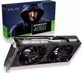 Placa De Vídeo Galax RTX 4060 1-click Oc 2x, 8GB, GDDR6