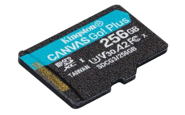 KINGSTON CANVAS GO PLUS, 256GB, MICROSDXC + ADAPTADOR