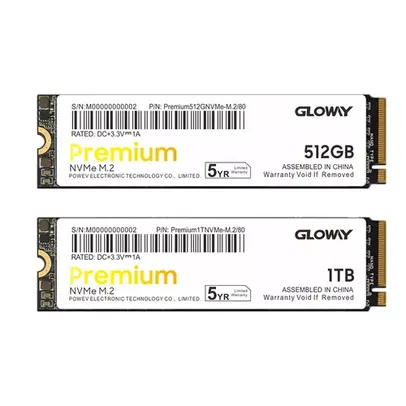 SSD Gloway Premium Series 512 GB com DRAM cache 512 MB M.2 NVMe 1.3 PCIe 3.0 x4