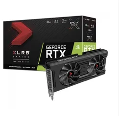 Placa de Vídeo PNY NVIDIA GeForce RTX 3050 XLR8 Gaming REVEL EPIC-X RGB Dual Fan Edition, 8GB, GDDR6