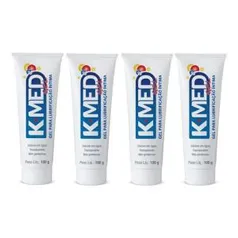 Kit 4 K-med Gel Lubrificante Intimo 100g Kmed Ky | R$45