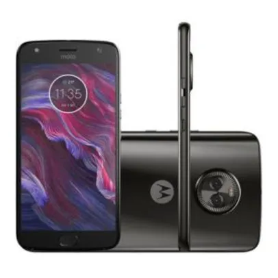 Smartphone Motorola Moto X4 XT1900 32GB Preto Tela 5.2" Câmera 12MP - R$897,53