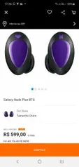 Galaxy Buds Plus BTS (10x SEM JUROS) | R$599